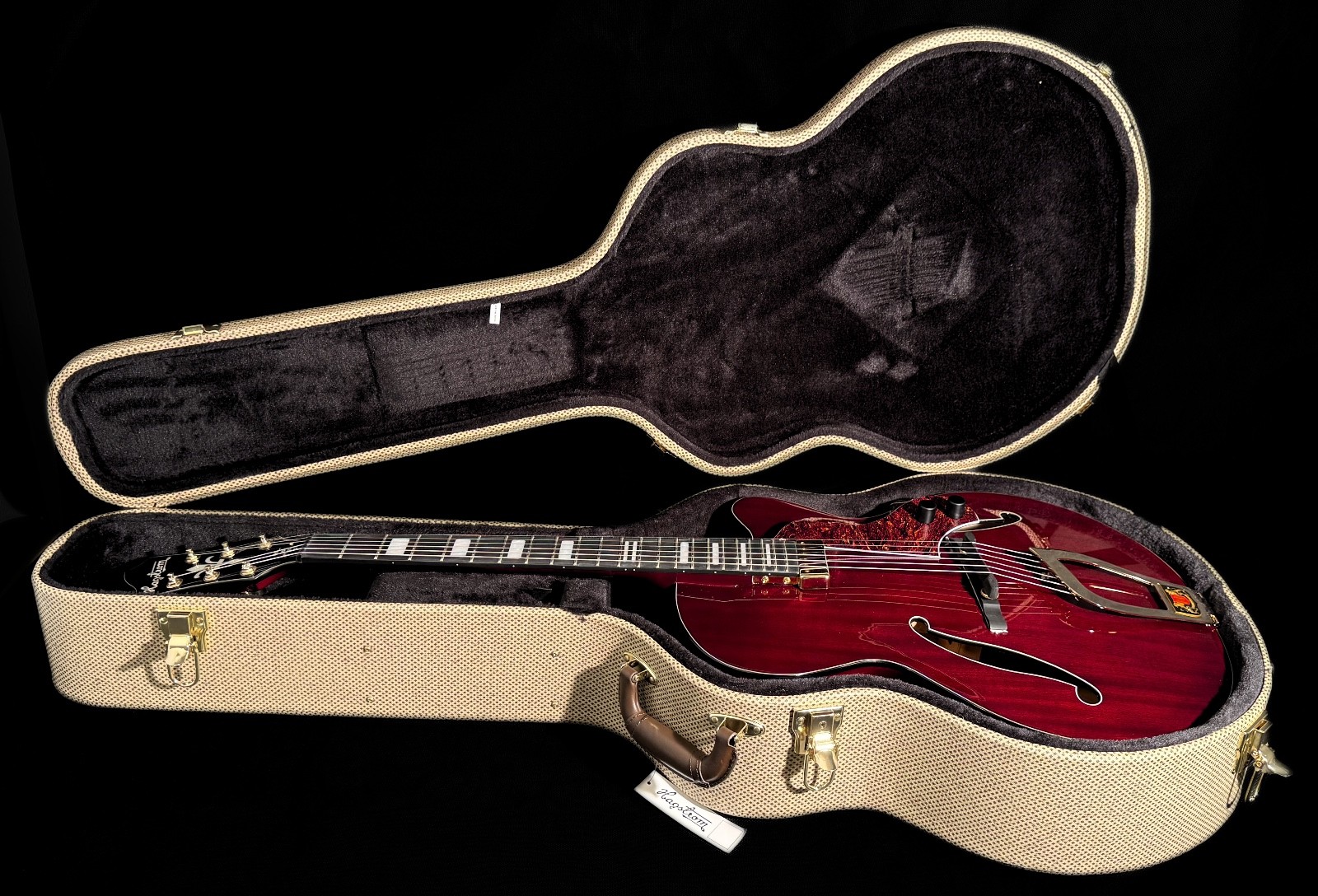 Hagstrom HL-550 w/Case – Natural Mahogany *USA Small Business*
