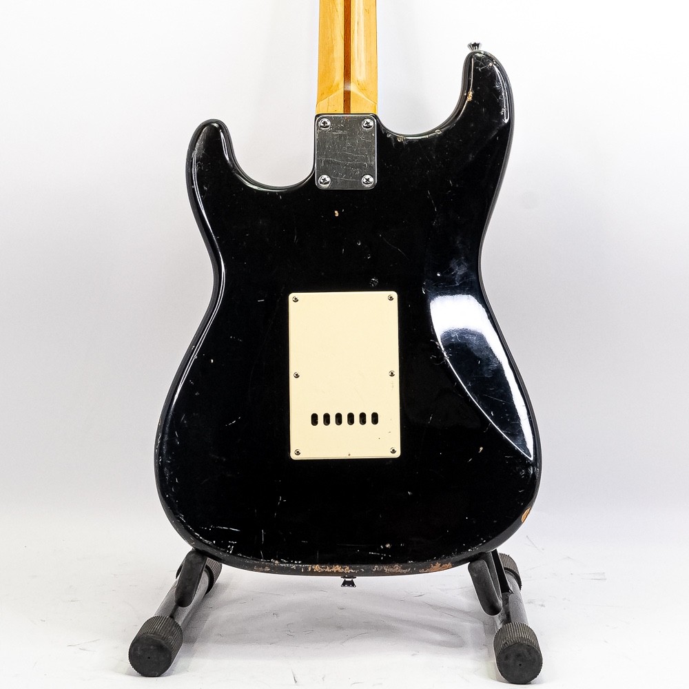 Squier Standard Stratocaster Electric Guitar Black w/ Gig Bag Setup Ready