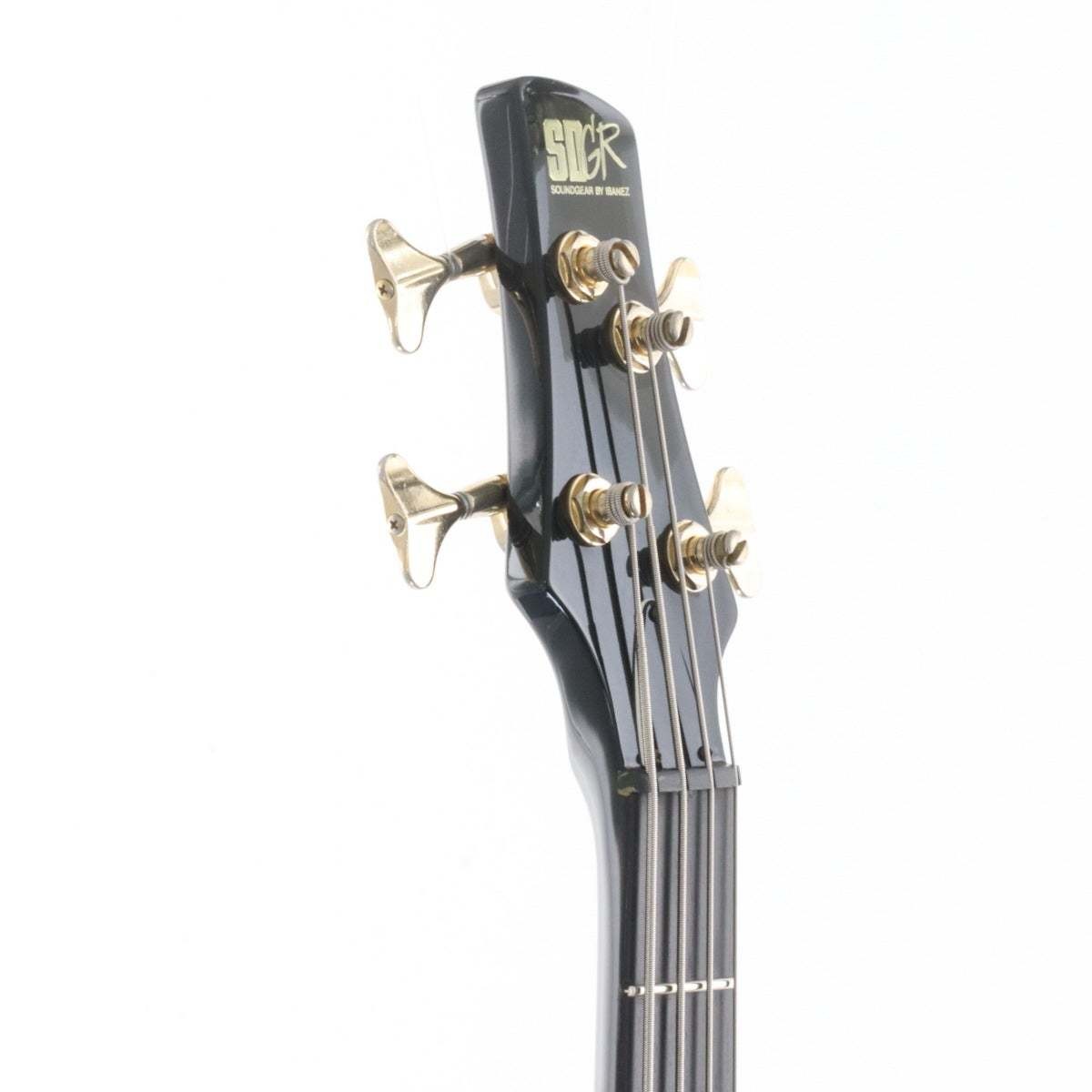 Ibanez SR924 Black 4-String Bass Guitar 1988 MIJ Neck-Thru DiMarzio Used