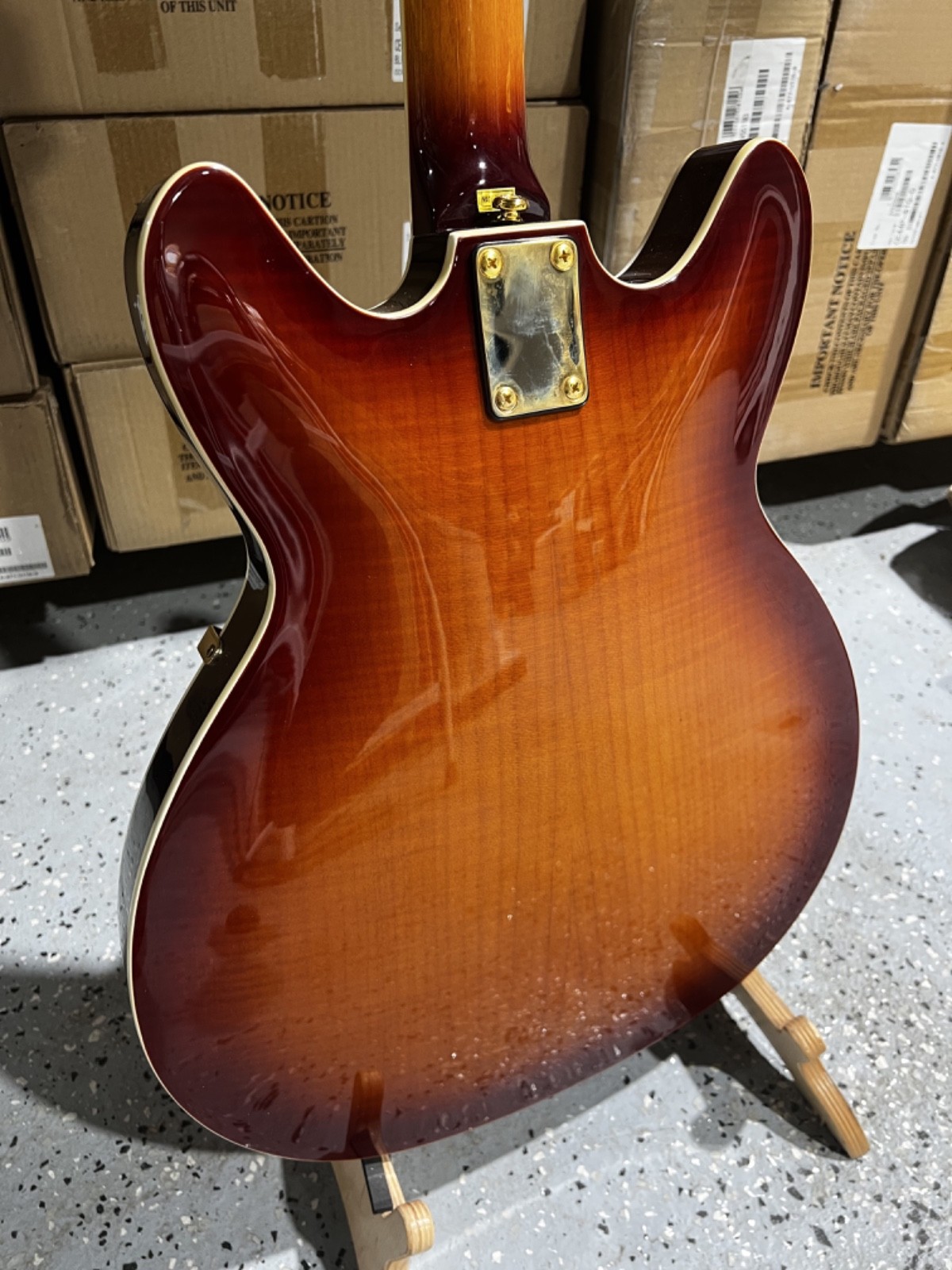 Hagstrom ’67 Viking II Semi Hollow Guitar – Vintage Sunburst