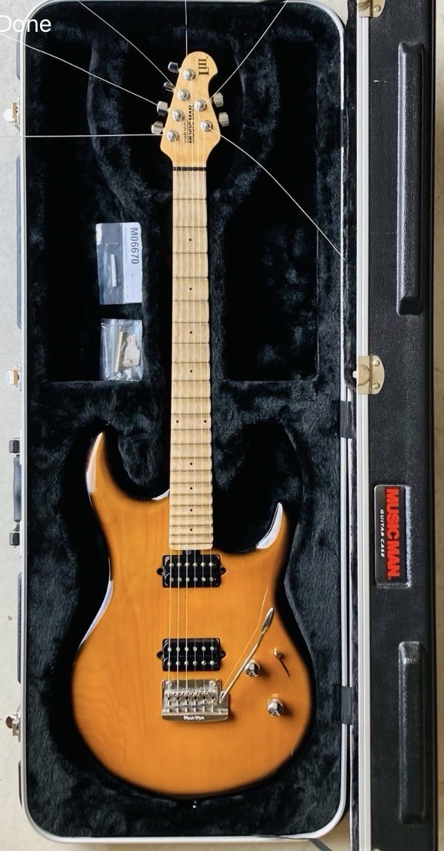 Ernie Ball Music Man Luke 3 HH Stainless Frets Bare Knuckles Xcellent Condish 🤩