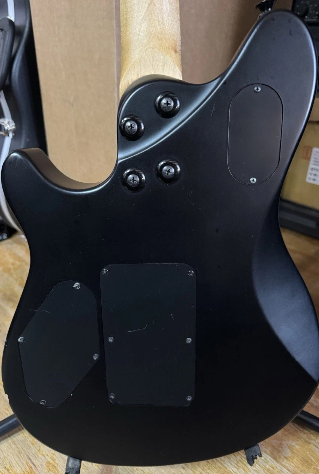 EVH Wolfgang Standard, Roasted Maple Neck, Flat Black Electric Guitar