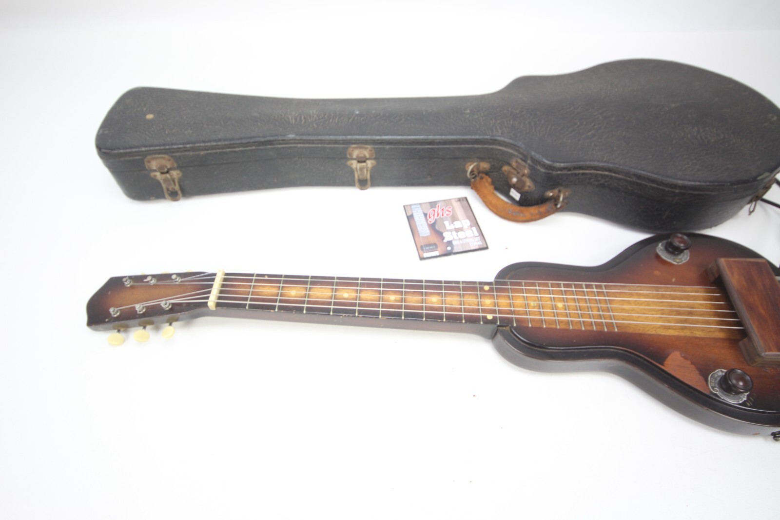 Kay 1939 Hawaian Lap Steel Electric Guitar K-14 with case set up w/ new strings