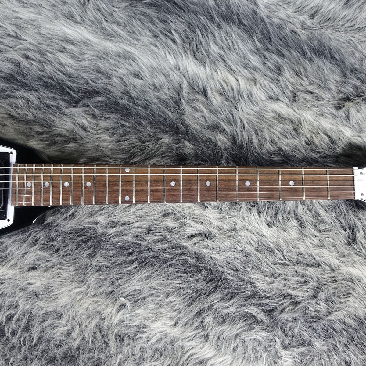 Epiphone Inspired by Gibson Kirk Hammett 1979 Flying V Ebony w/Hard Case New