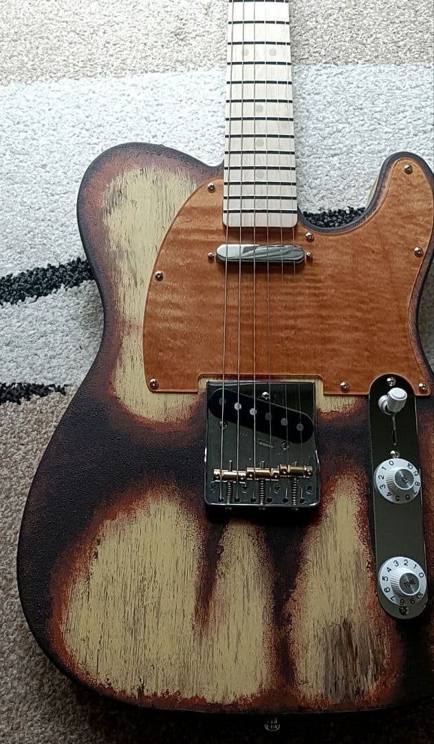 38Guitars Telecaster TL RustHoney Relic Rust Processing