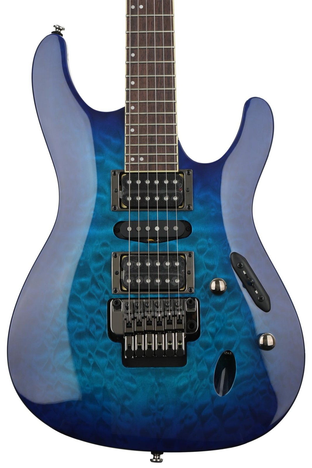 Ibanez S670QMSPB + Snark ST-8 + Dunlop PVP101 + Levy’s M8POLY-BLK Value Bun