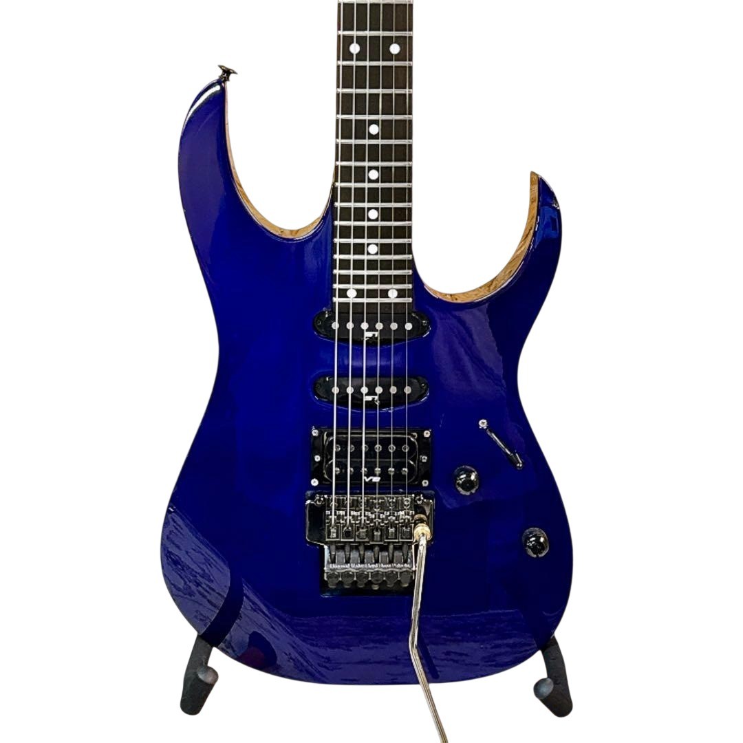Ibanez RG560 MIJ Electric Guitar Fujigen HSS Floyd Rose Blue Tested From Japan
