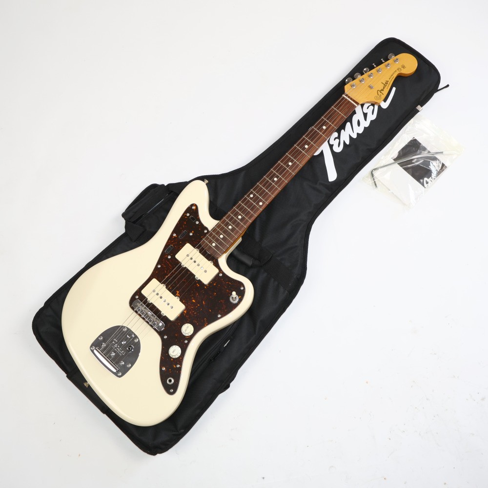 Fender Japan JM66 Jazzmaster Vintage White 2014 w/ Soft Case