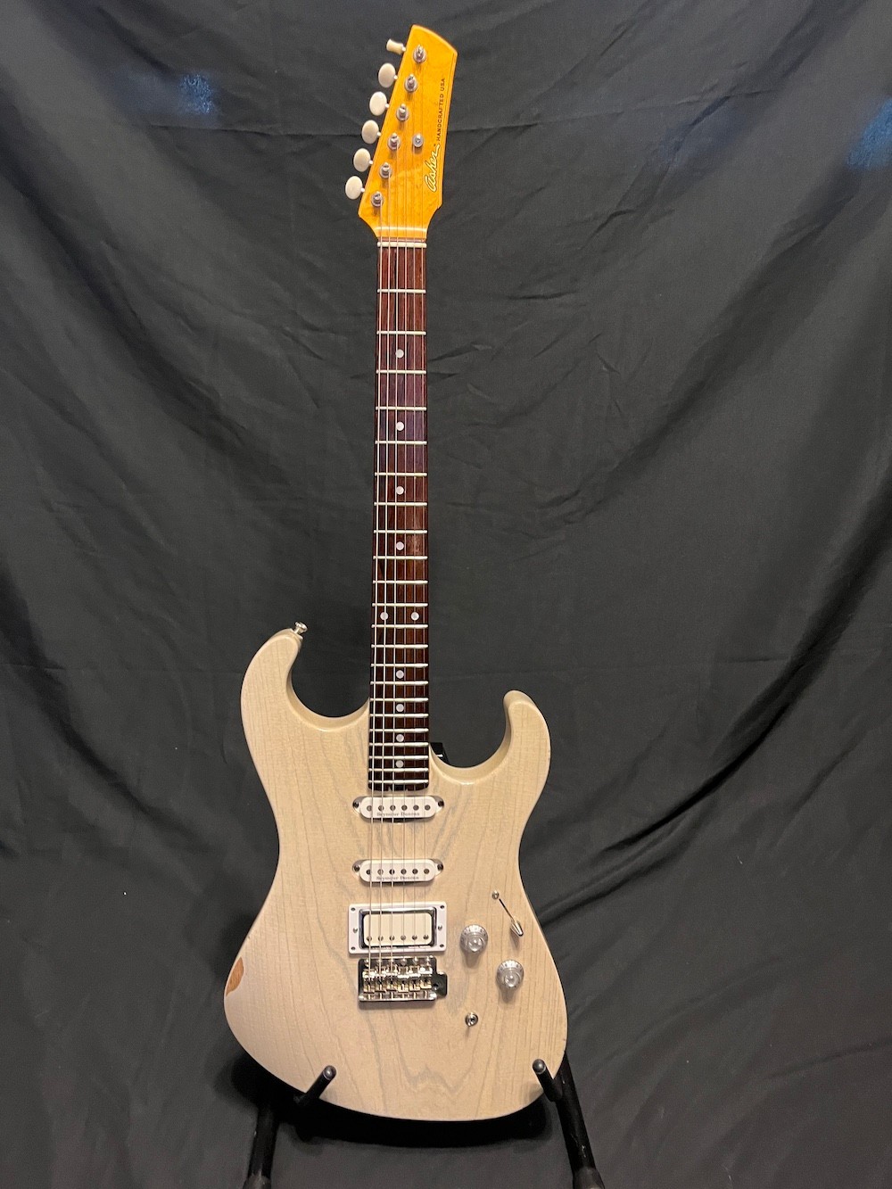 2020 Asher The Los Angeles California Blonde Boutique Handmade Guitar W/OHSC