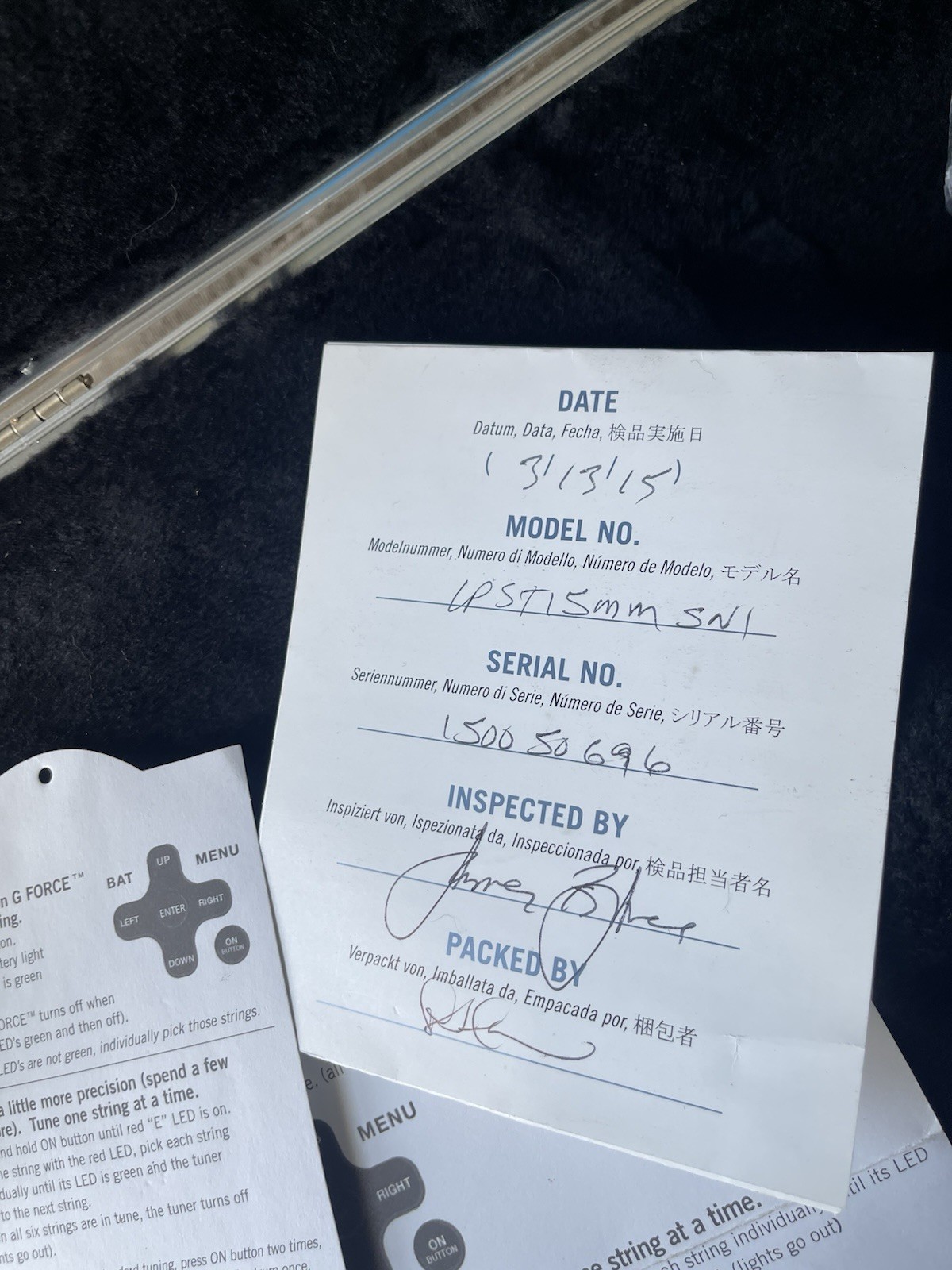 2015 Gibson Les Paul Studio 100th Anniversary – Manhattan Midnight Blue