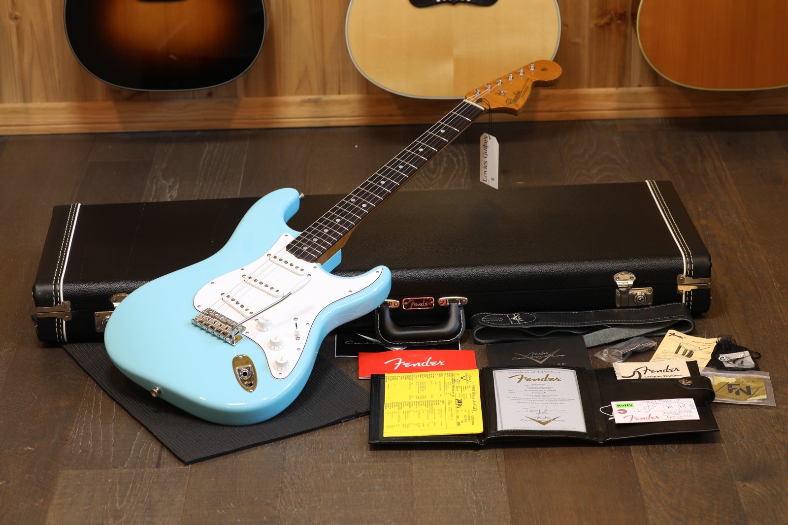 Minty! 2020 Fender CS Empire ’67 Strat Roasted Alder Daphne Blue NOS + COA OHSC