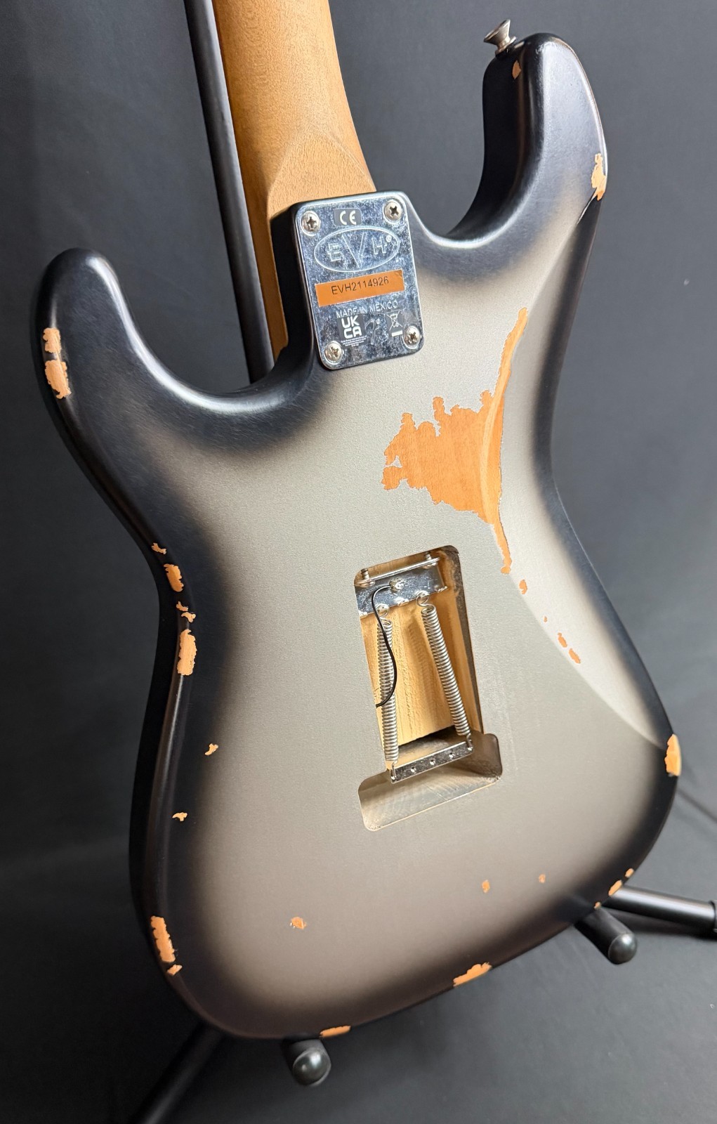 EVH Frankenstein Relic Series Frankie Electric Guitar Relic Silverburst w/ Bag