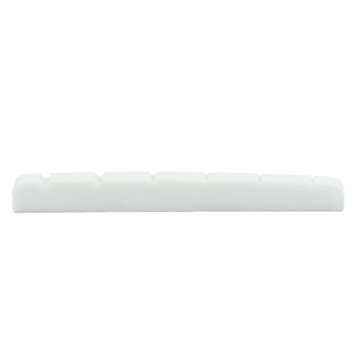 6 String Electric Guitar Bone Nut, 42mm, White, 1 Piece | Bone