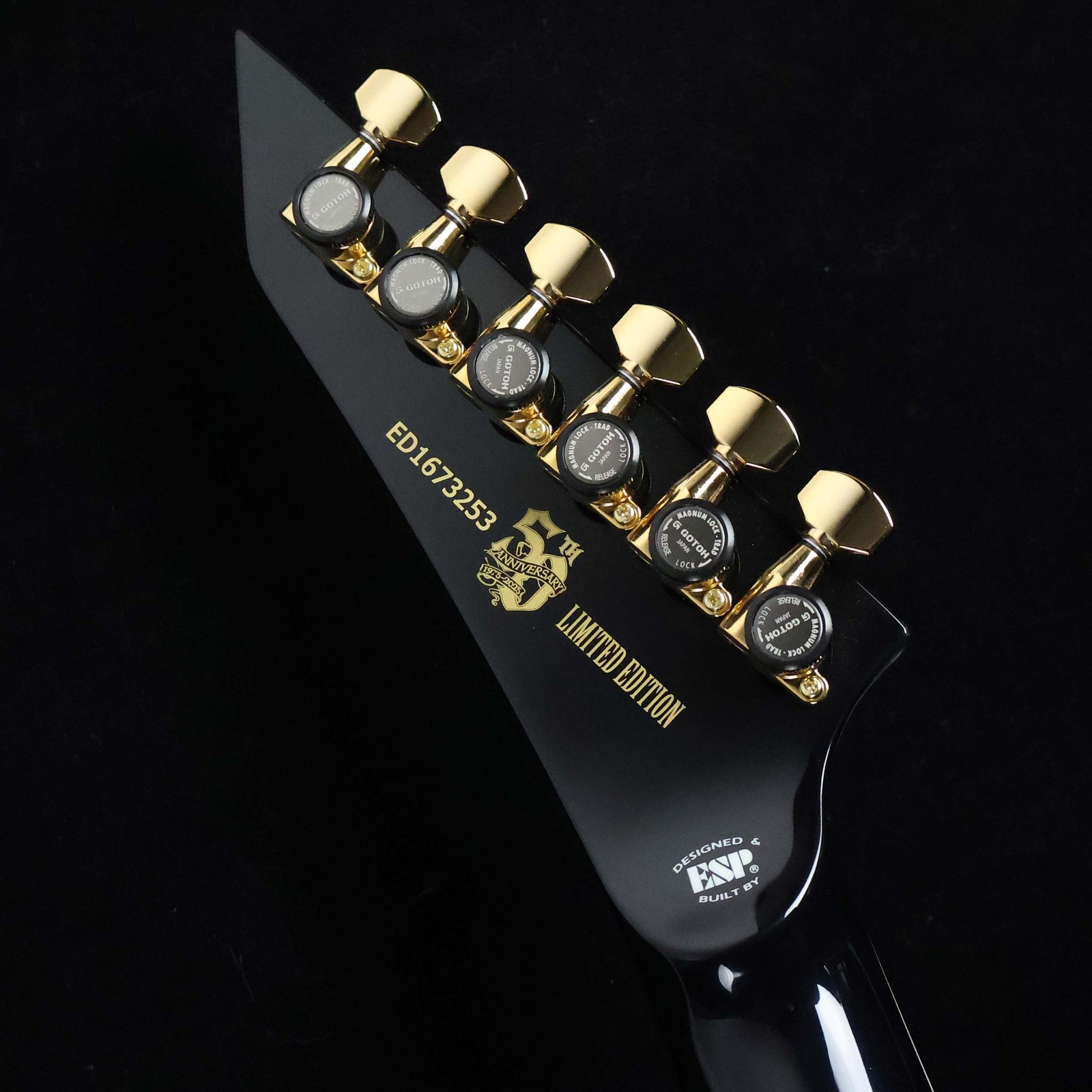 EDWARDS / E-HORIZON-CTM 50TH Black Aqua Burst C Special limited edition model