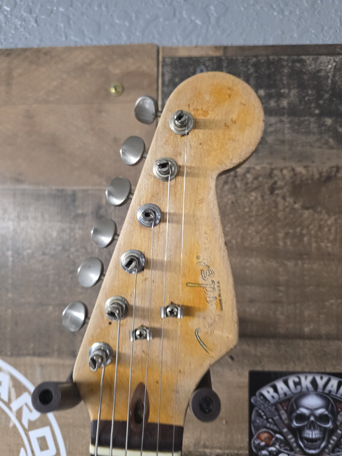 1996 Fender Mjt Relic USA American Standard Stratocaster Guitar w/case
