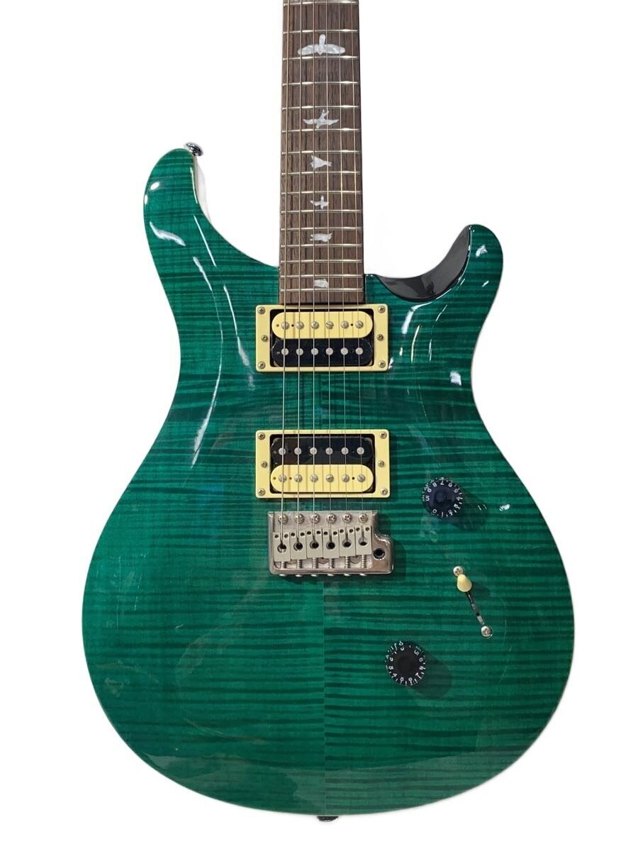 PRS SE Custom 24 Electric Guitar Emerald 2014 with Soft Case