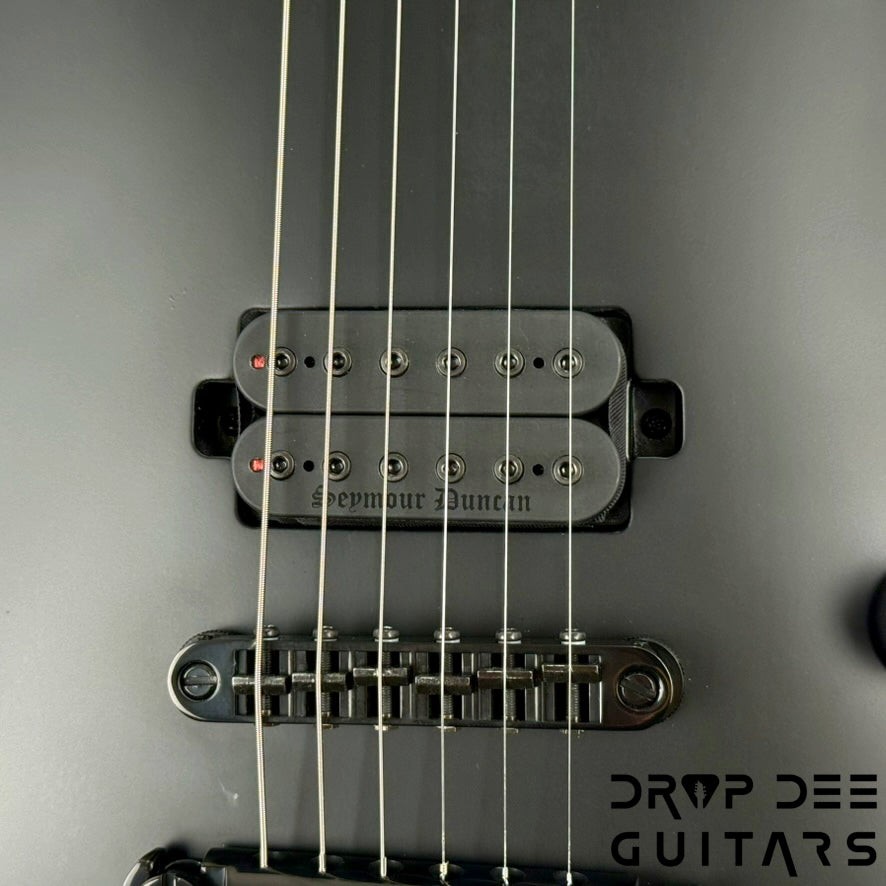 ESP LTD EC Black Metal Electric Guitar – Black Satin