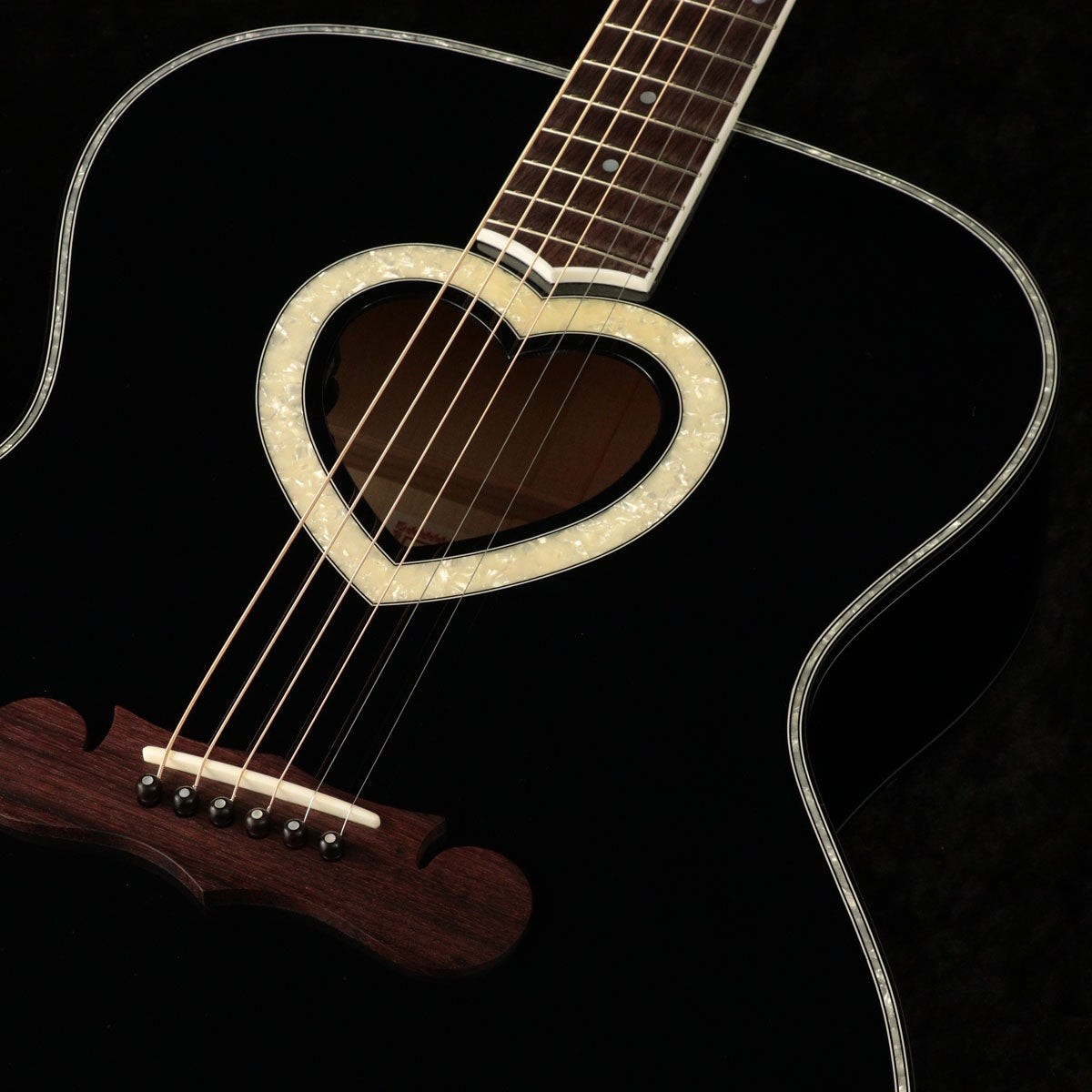 Zemaitis AAJ-2500HPH-E BK Jumbo Acoustic-Electric Guitar Used