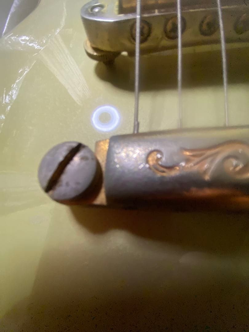 Electric Guitar Yamaha SG500 Silver Refinish Gold Hardware Japan Vintage