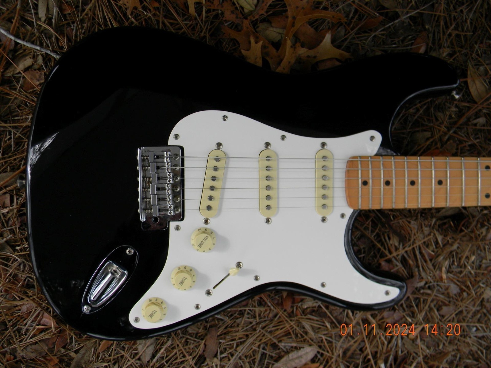 Korean Made Squier Bullet Stratocaster, SSS, Maple Neck,All Original,Very Nice