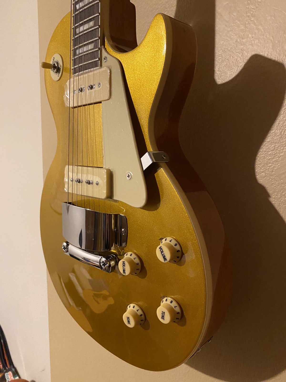 Gold Metallic (China Copy) Gibson Les Paul Custom