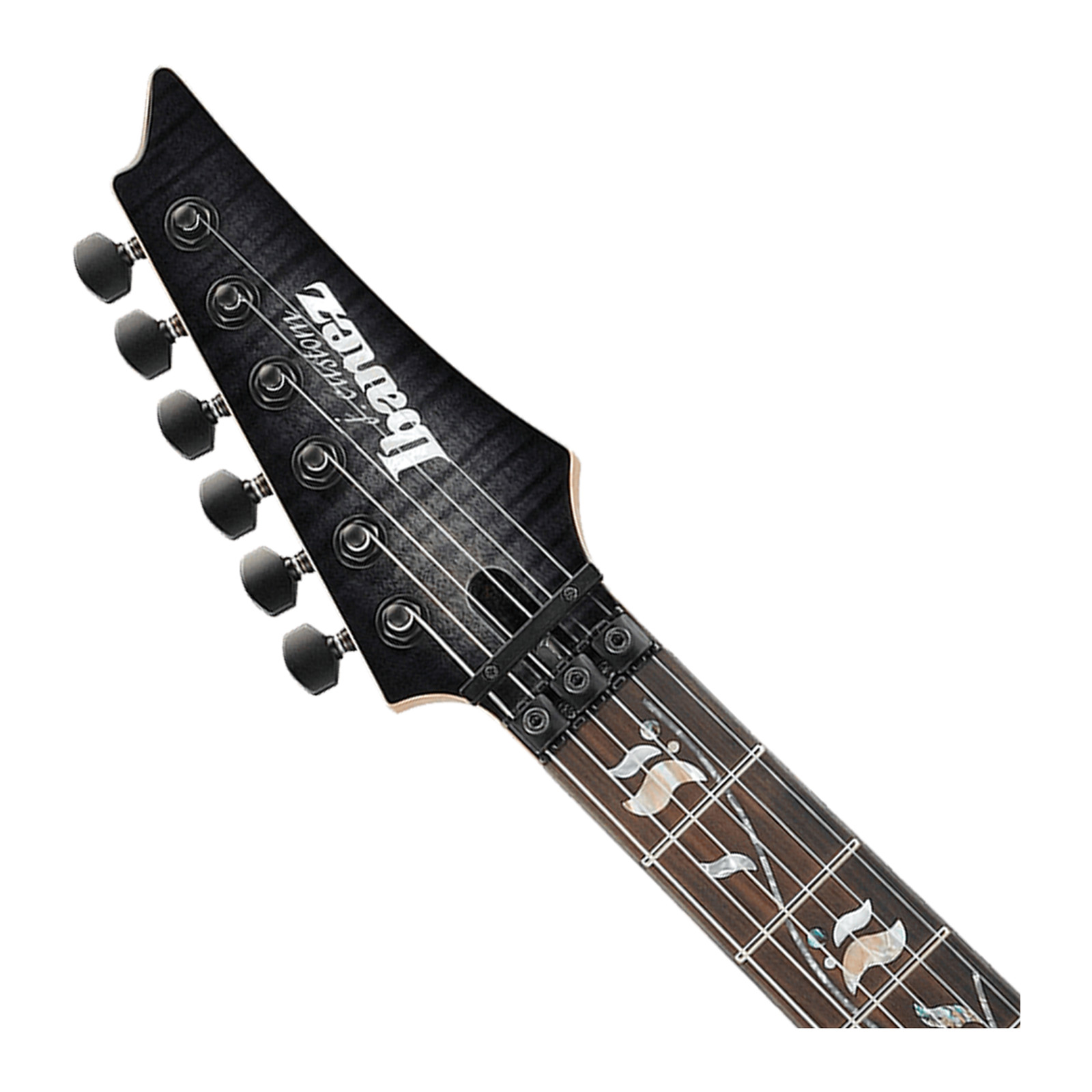 Used Ibanez RG8870BRE RG j.custom Axe Design Lab Guitar w/Case Black Rutile