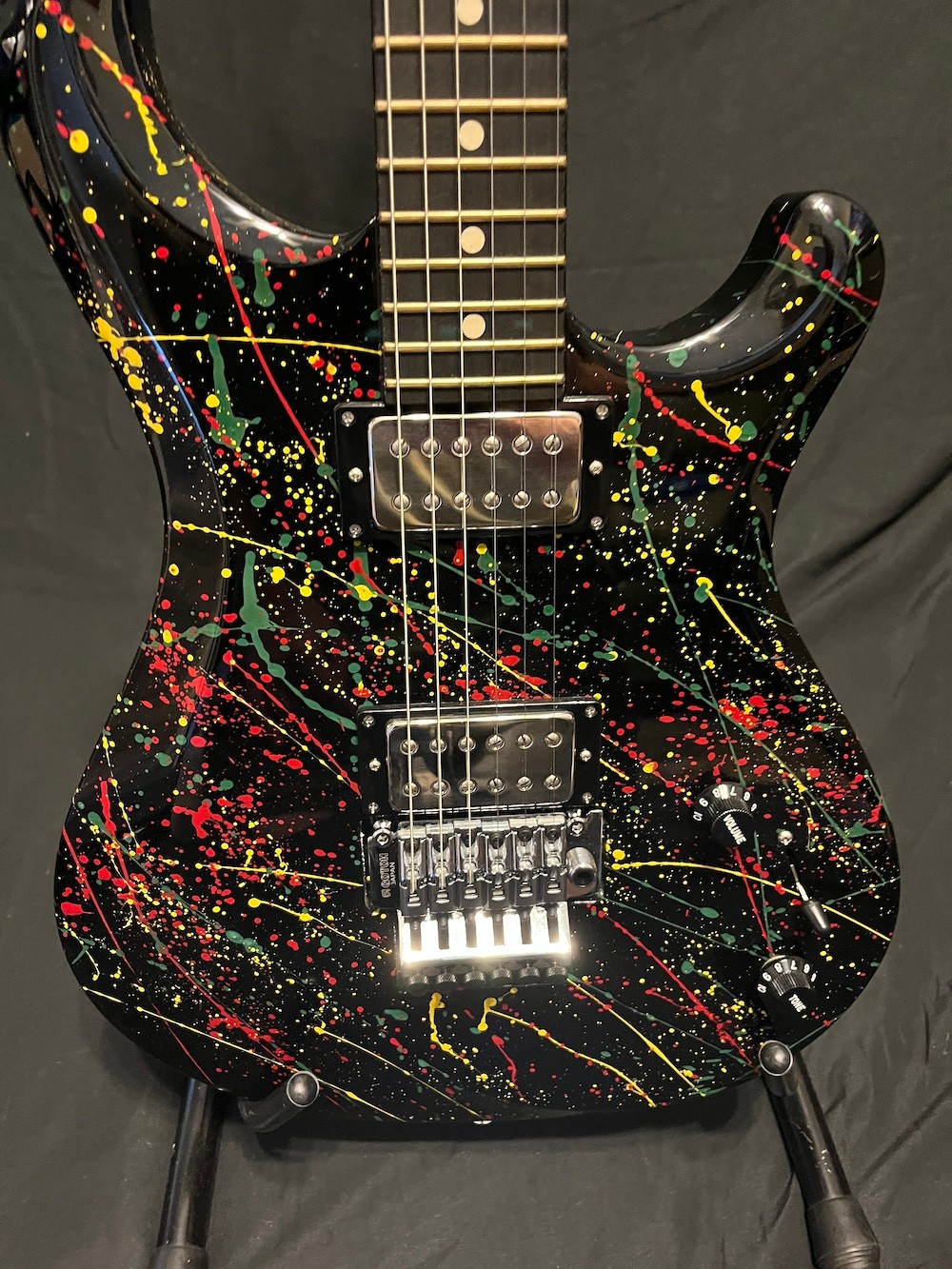 2023 Knaggs Severn XF Trembuck Black Splatter Guitar W/OHSC-MINT!