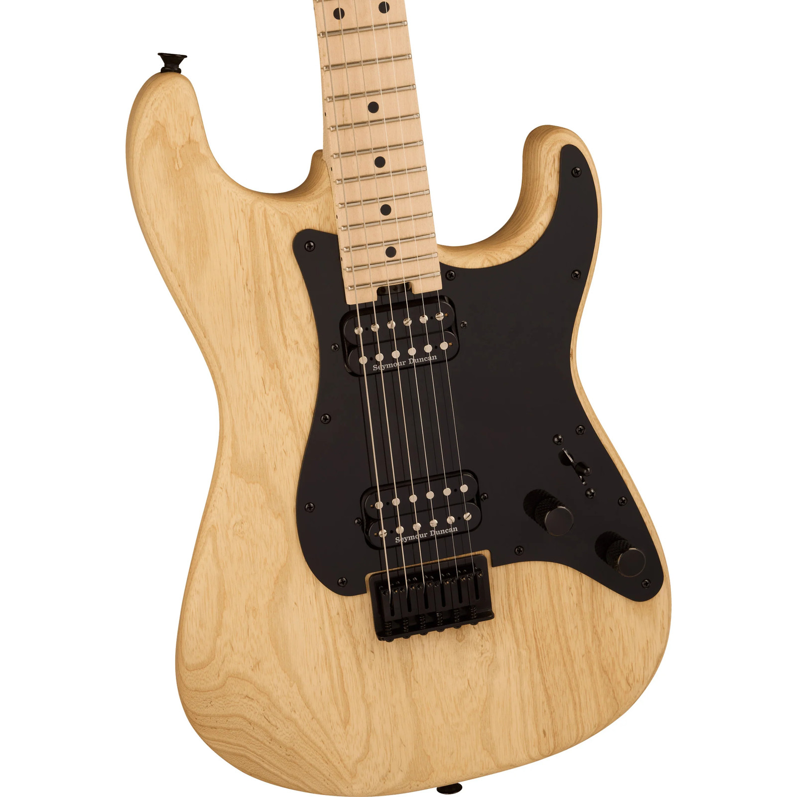 Charvel Pro-Mod So-Cal Style 1 HH HT MPL Guitar – Maple Fingerboard, Natural Ash