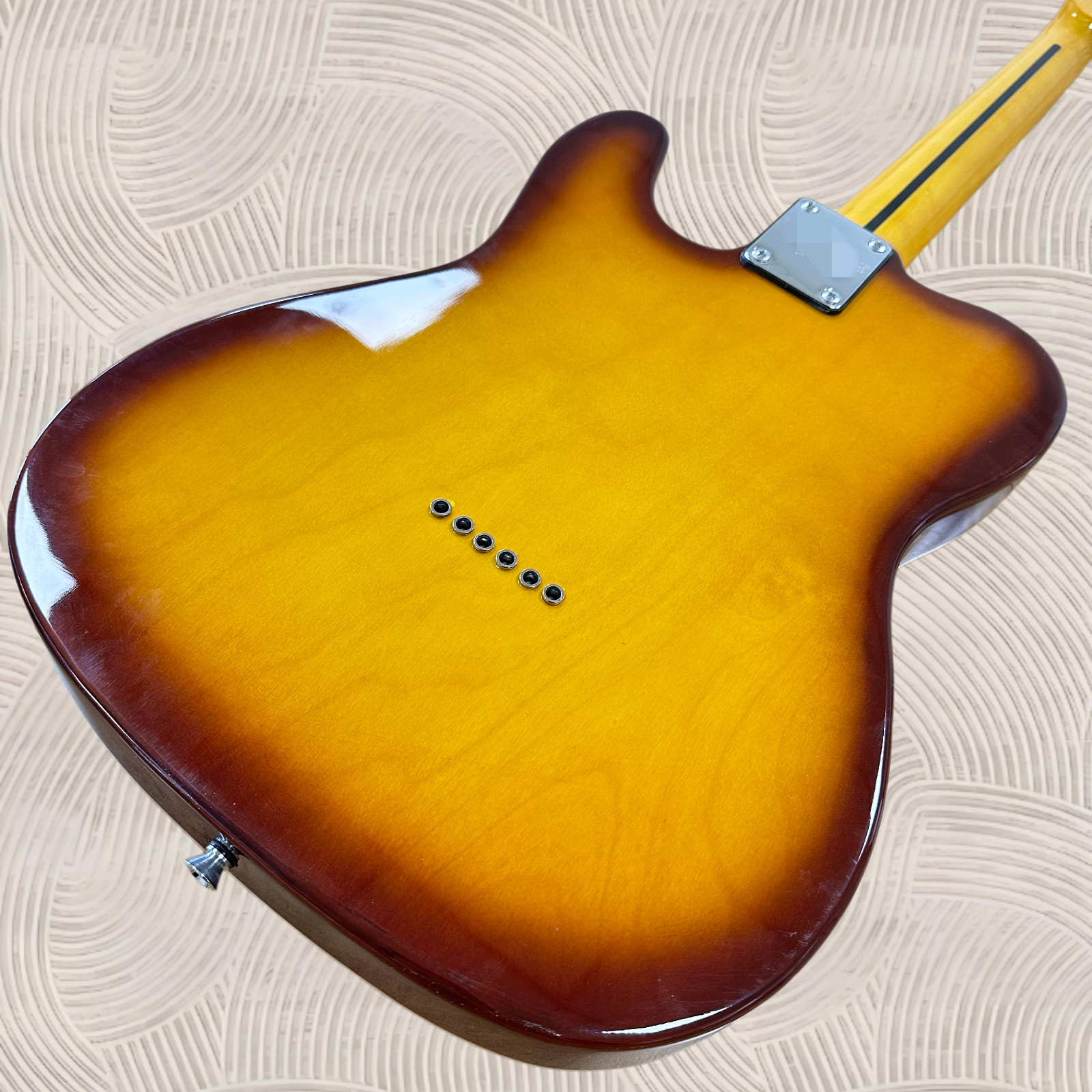 Ship US Custom TL ElectricGuitar Sunburst Finish Maple Neck Chrome Hardward