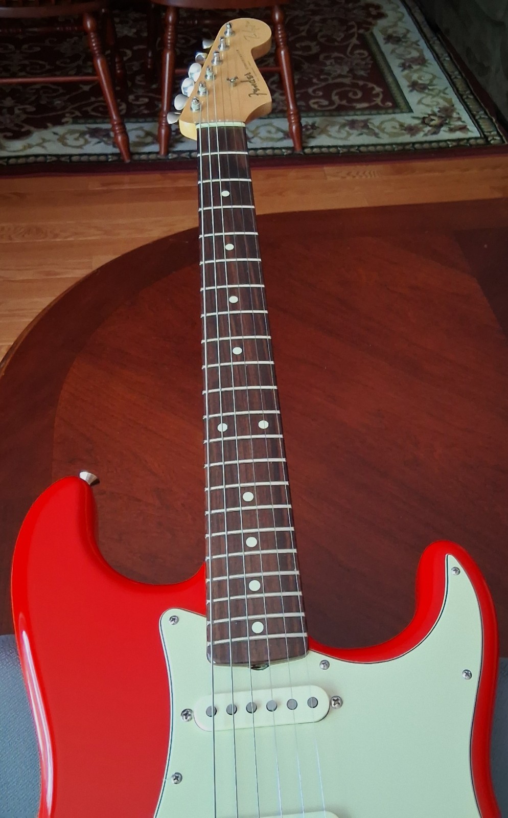 2006 Mark Knopfler Fender Stratocaster – Artist Sig. Series – Hot Rod Red – USED