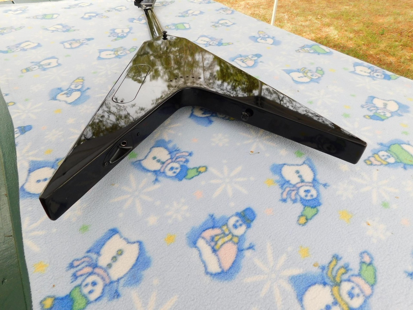 Westcreek Cerberus Set Neck Flying V, Coil Splitting,Capacitor Upgrade, Cool