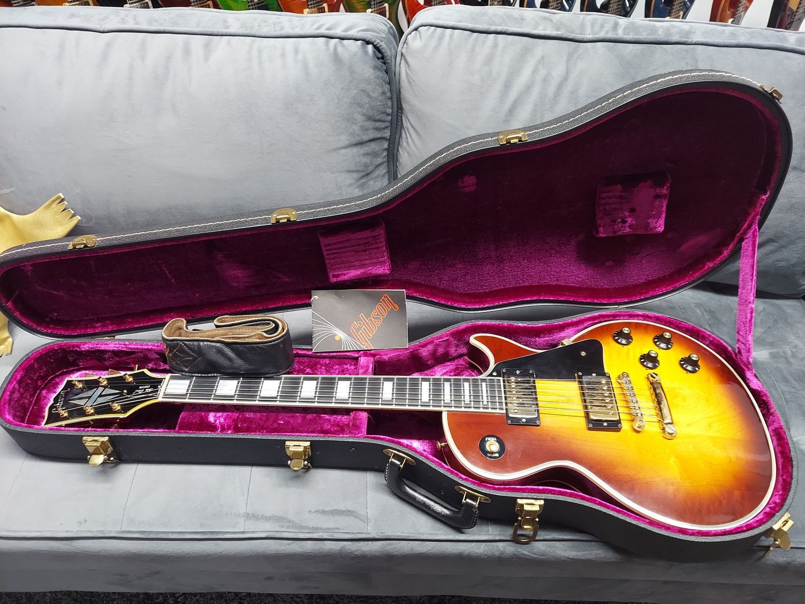 1973 Gibson Les Paul Custom 100% Original! Very Clean Guitar Small Volute (170)