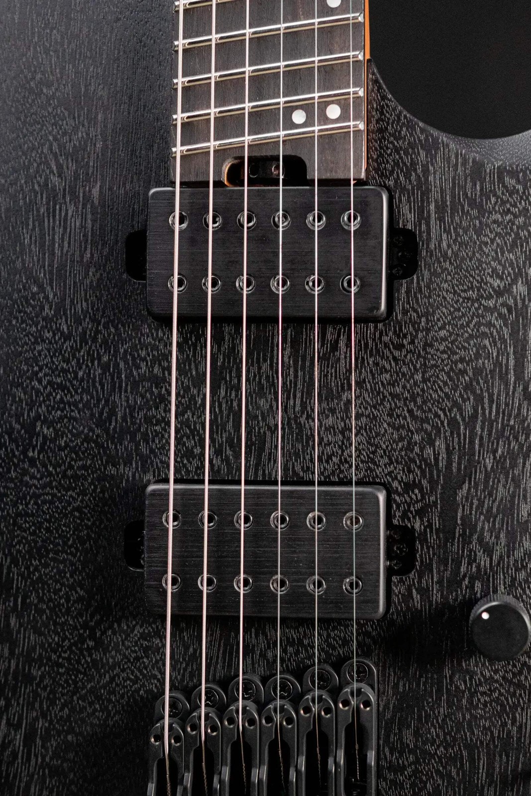 Ibanez QX52B Headless Electric Guitar – Weathered Black with Gig Bag