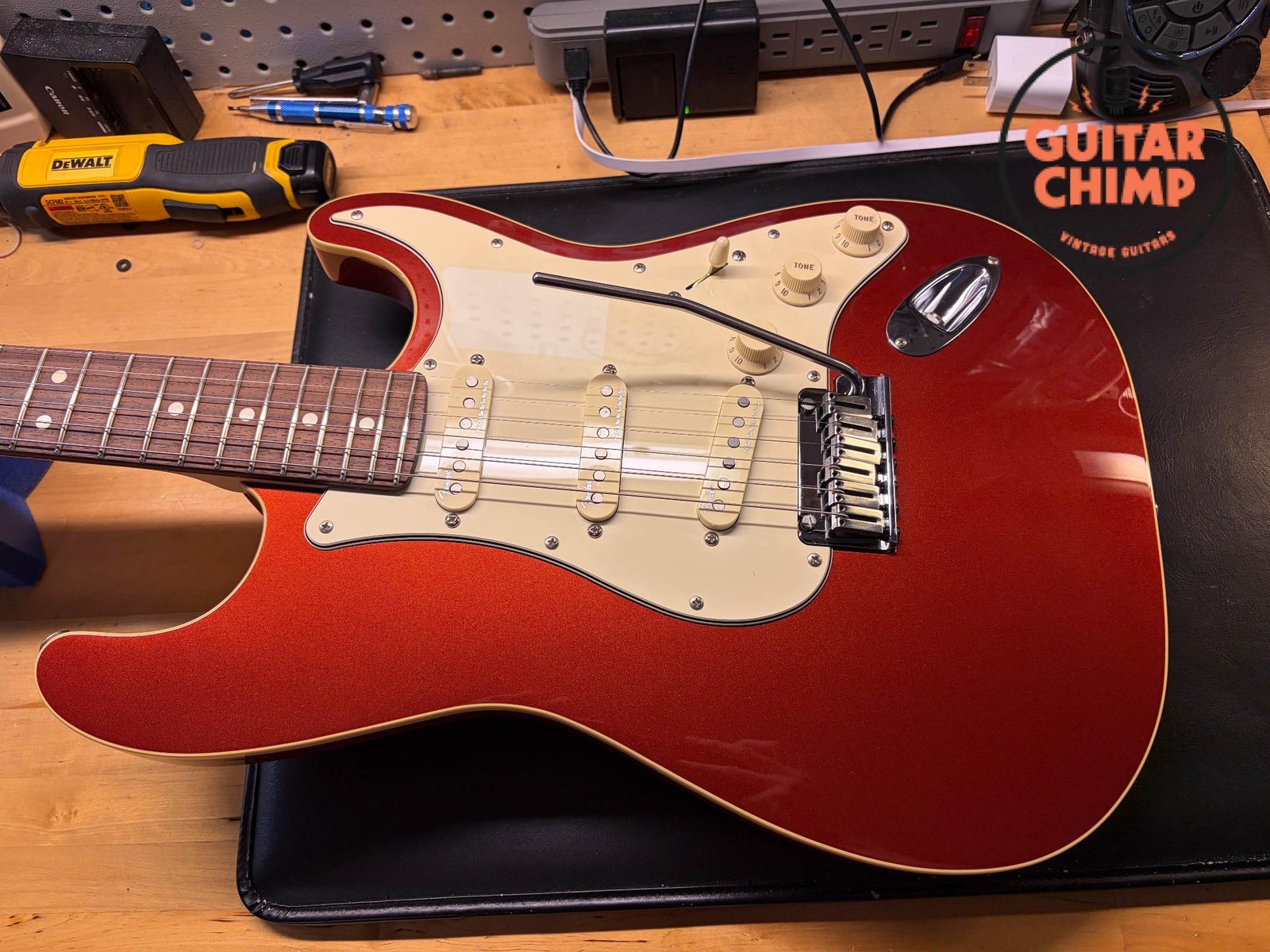 2019 Fender MIJ Modern Stratocaster Sunset Orange Metallic Noiseless Pickups Jap