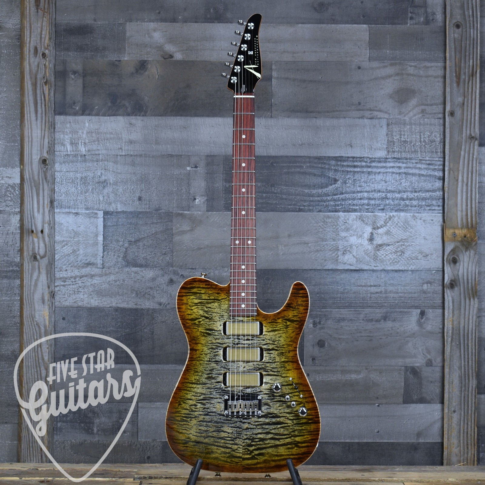 Tom Anderson Cobra – Natural Black to Honey Burst with Gigbag