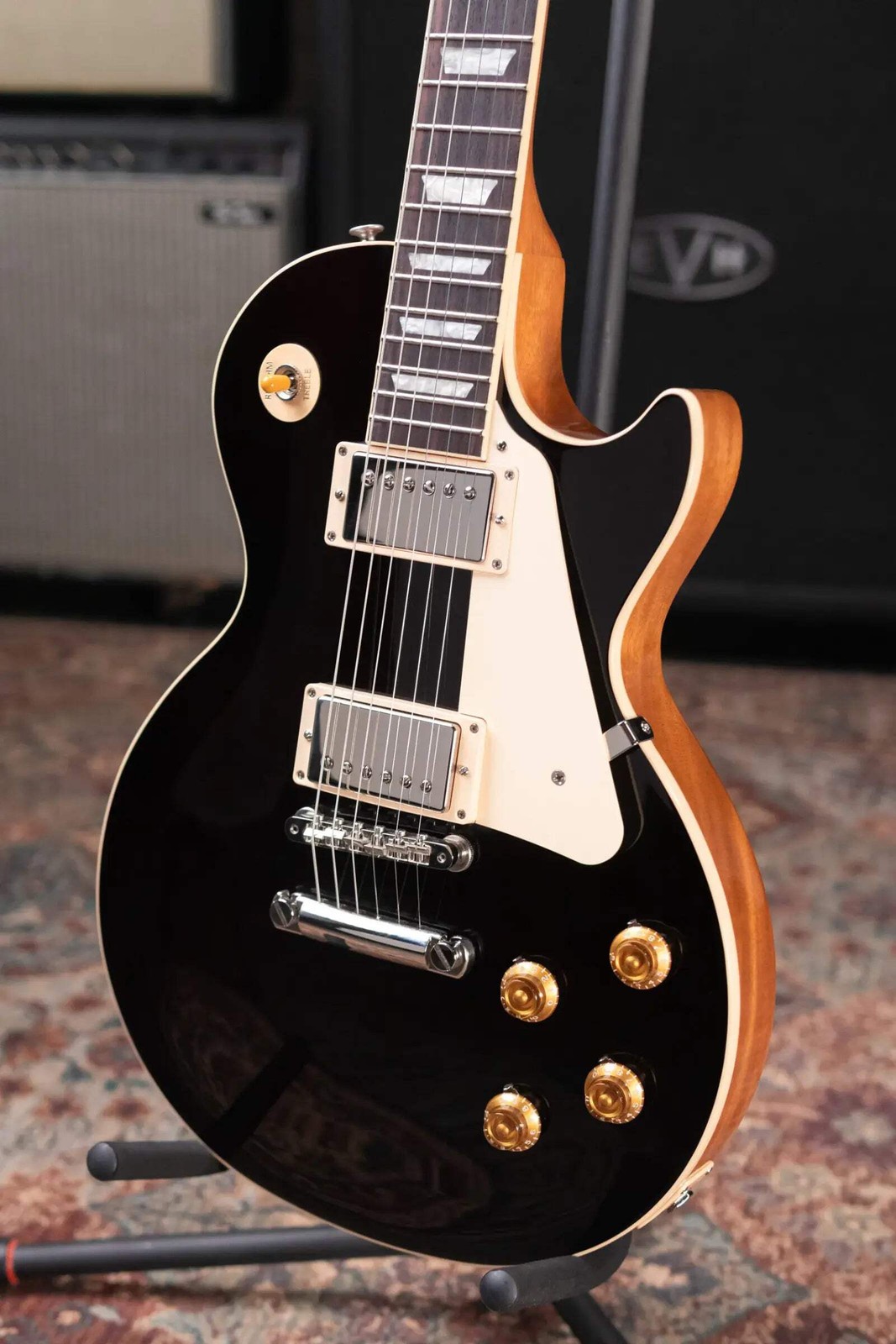 Gibson Les Paul Standard 50s Figured Top – Translucent Oxblood with Hardshell Ca