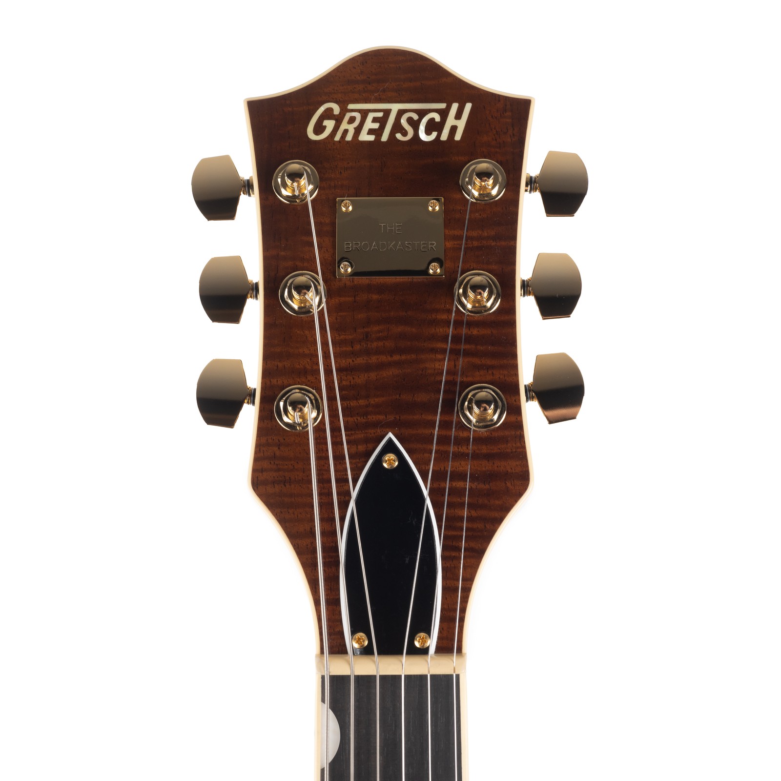 Used Gretsch Broadkaster Jr. LX Figured Center Block with Bigsby – Caramel Dawn