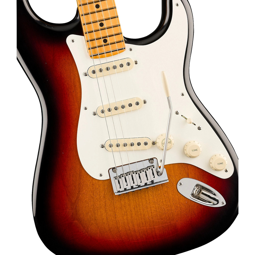 Fender American Ultra Luxe Vintage ’50s Stratocaster Maple FB Guitar Sunburst