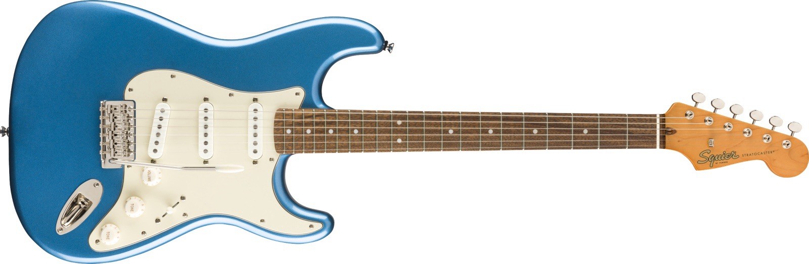 Squier Stratocaster Classic 60’s Vibe Electric Guitar Lake Placid Blue 6 String