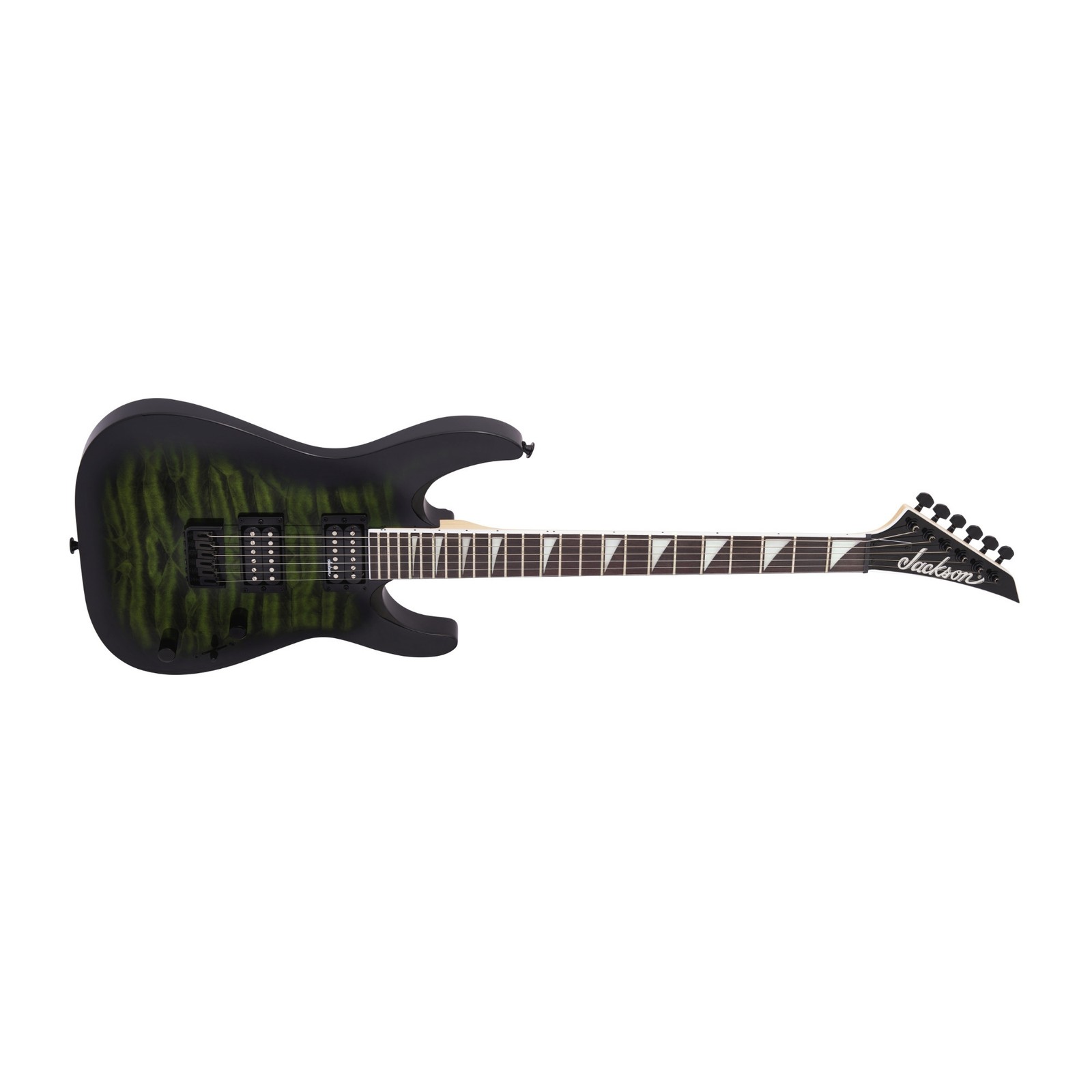 Jackson JS Series Dinky Arch Top JS32Q DKA HT Guitar Transparent Green Burst
