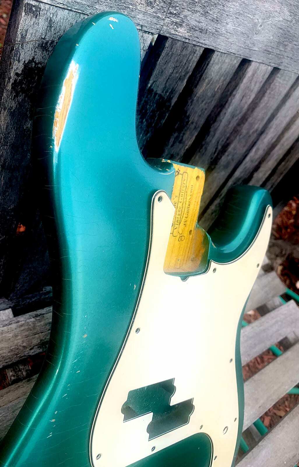 P bass Body NITRO RELIC OceanBlue AGED Premium Liteweight PLACE ORDER JVGuitars