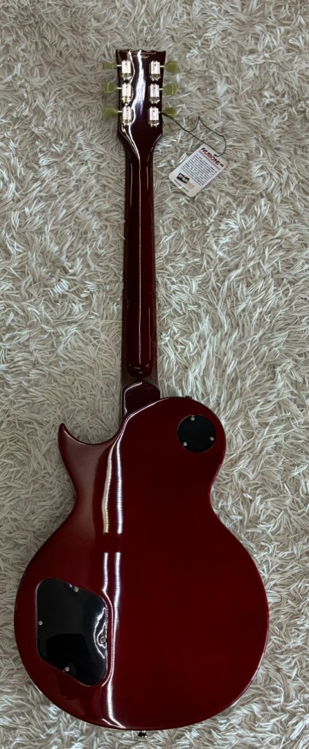 Vintage V100TWR Reissued Single Cutaway Electric Guitar Flame Wine Red – B-Stock
