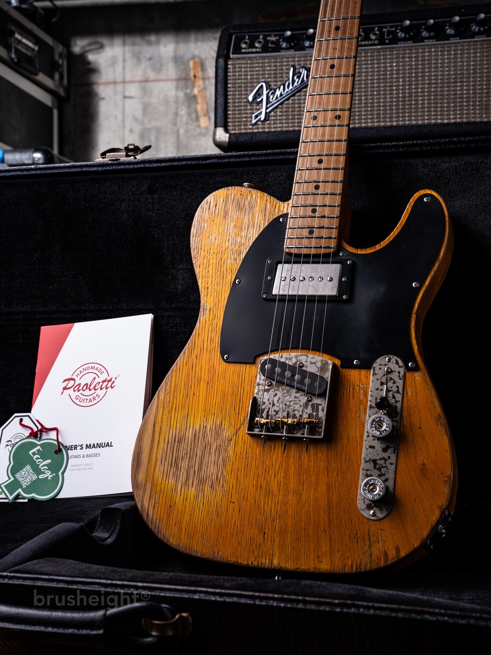Paoletti Guitars Nancy Loft SP90 – 131 Butterscotch – Terry Reid Limited Edition