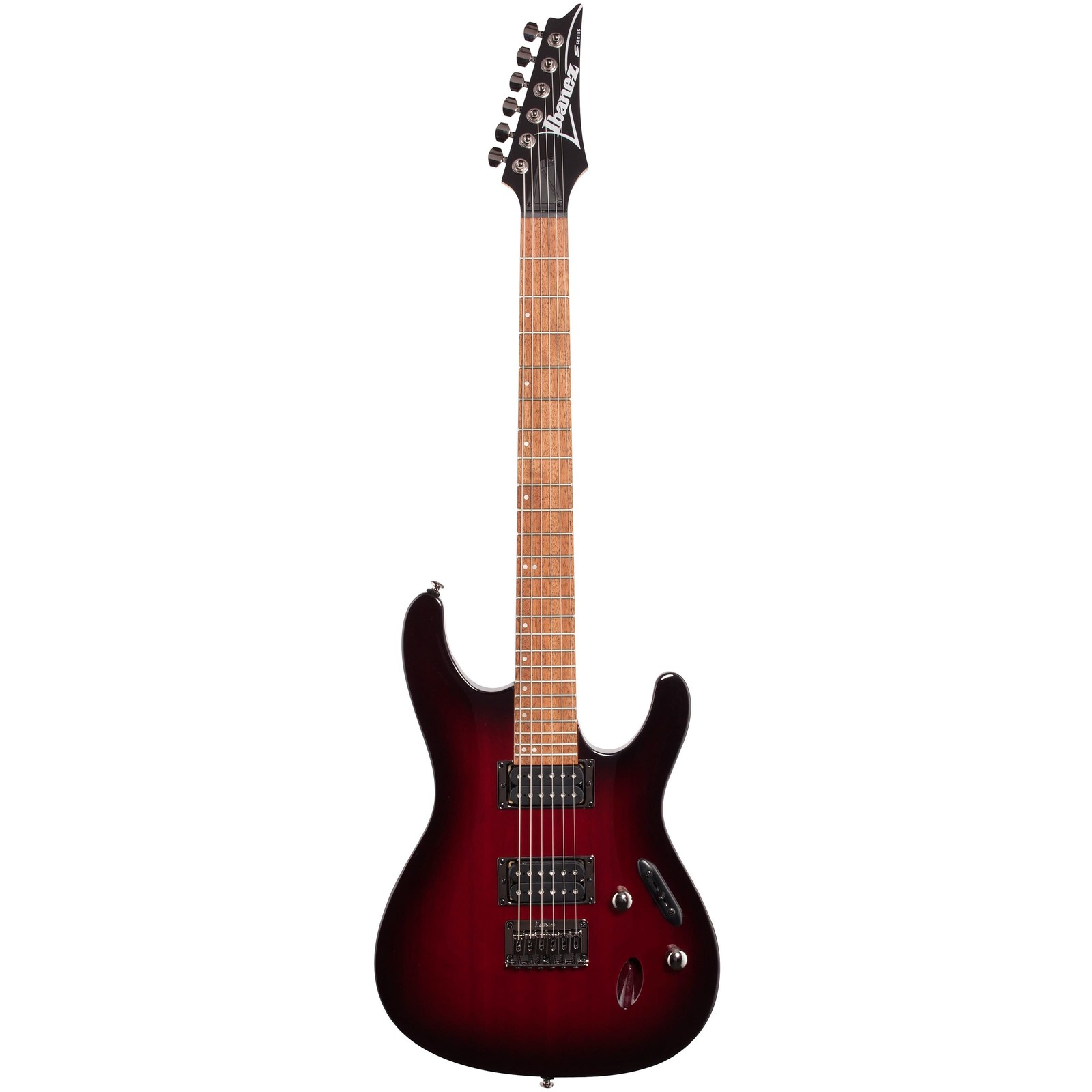 Ibanez S521 S Standard Series Electric Guitar, Blackberry Sunburst w/ Tuner, Bag