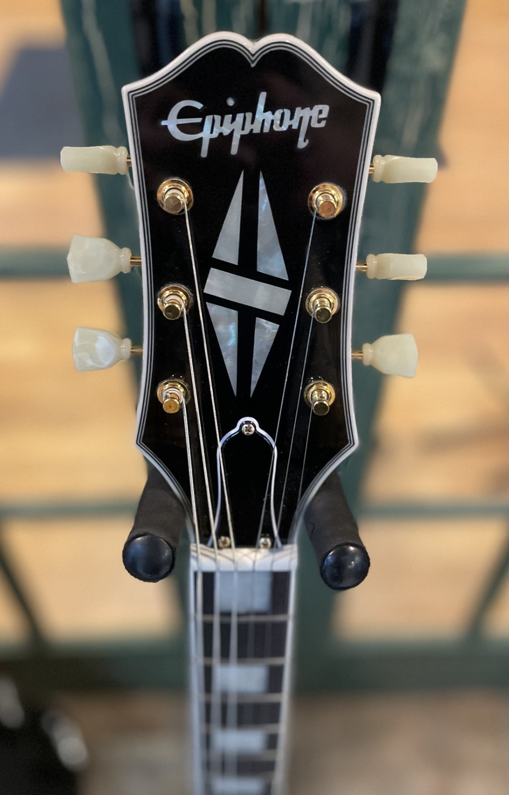 Epiphone Inspired By Gibson SG Custom HH Electric Guitar Ebony Epi SG Hard Case