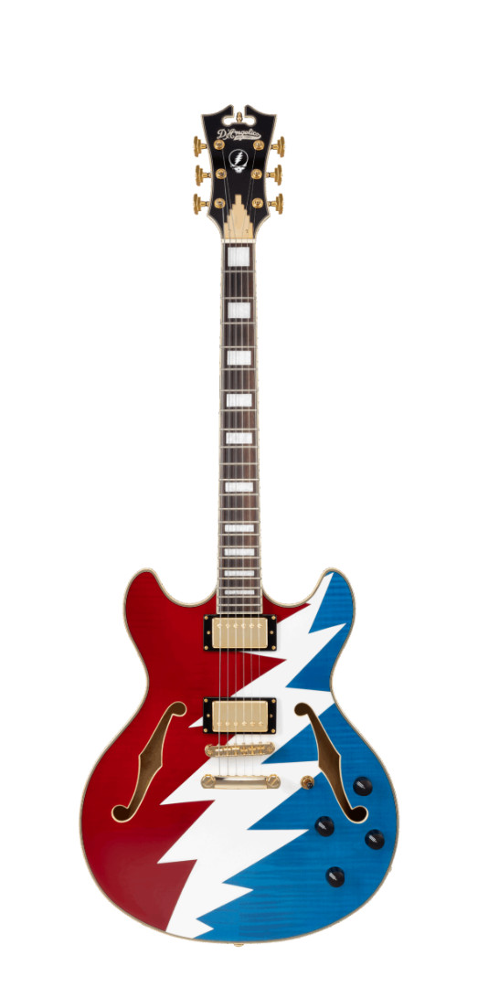 D’Angelico Limited Edition Premier Grateful Dead DC Semi-Hollow Electric Guitar