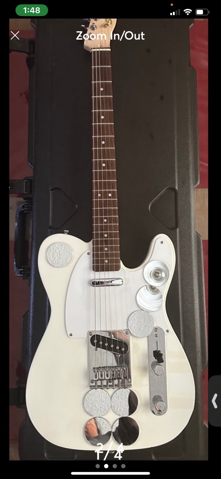 Squier by Fender Tele Affinity Electric Guitar White 6-String Right-Handed