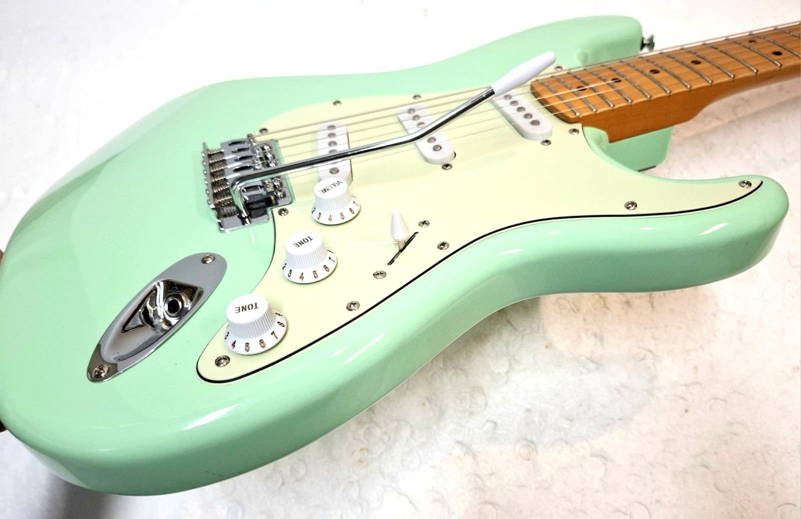 Fender STRATOCASTER Modified SURF GREEN Squier Affinity Strat Guitar ST *LOOK!