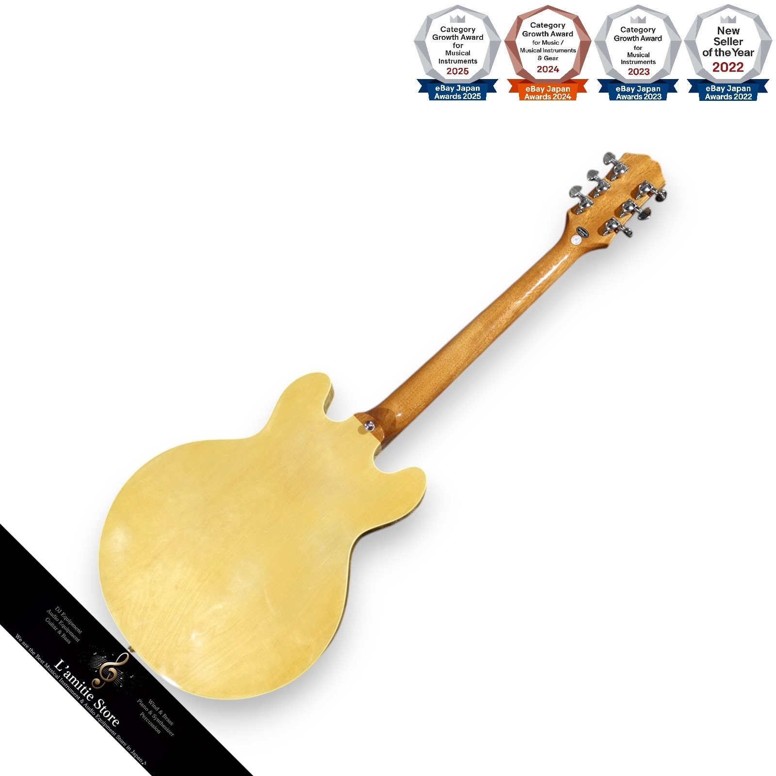 Epiphone ES339 Natural Guitar Inspired by Gibson Maple Body