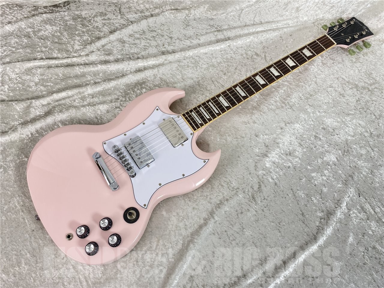 Grass Roots G-SG Vintage Milky Pink Electric Guitar Shipping From Japan